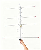 HamGeek U7V4-P 145-435MHz Portable UHF VHF Dual-Band Satellite Yagi Antenna for Ham Radio