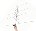 HamGeek U7V4-P 145-435MHz Portable UHF VHF Dual-Band Satellite Yagi Antenna for Ham Radio