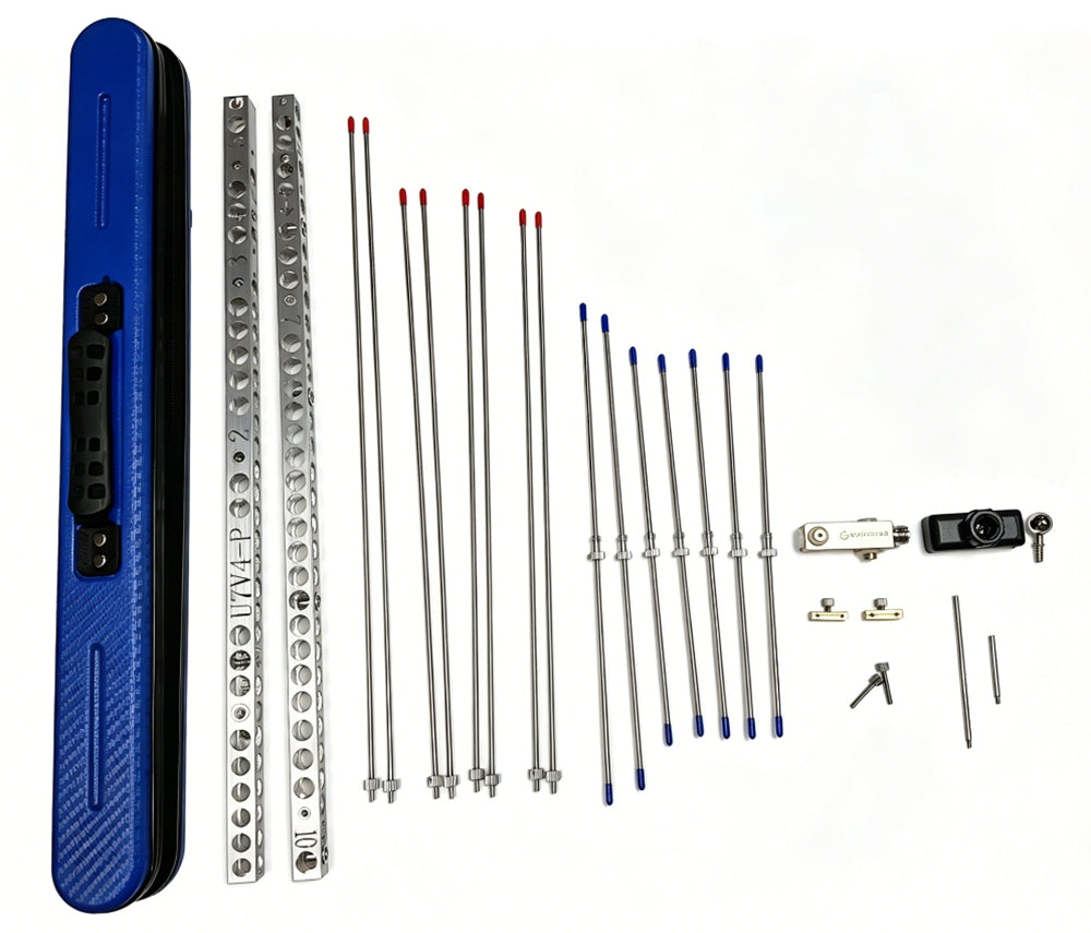 HamGeek U7V4-P 145-435MHz Portable UHF VHF Dual-Band Satellite Yagi Antenna for Ham Radio