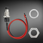 10PCS Momentary Push Button Switch 1A 250VAC Small Pushbutton Switch Wired OFF/(ON) Momentary Switch SPST Mini Switch 2 Pin