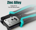Pro'skit CP-342 End Pass Through Mini Crimper Pliers 8P8C RJ45 Perforated Crystal Head Crimp Tool 4in1 Ethernet LAN Stripper