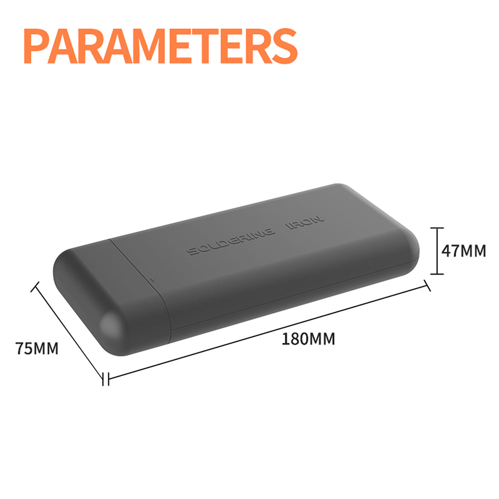 USB 1400mAh Battery Intelligent Soldering Iron Type C Interface Wireless Temperature Control High-power Solder Welding Iron Tool