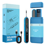 USB 1400mAh Battery Intelligent Soldering Iron Type C Interface Wireless Temperature Control High-power Solder Welding Iron Tool