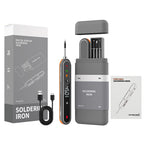 USB 1400mAh Battery Intelligent Soldering Iron Type C Interface Wireless Temperature Control High-power Solder Welding Iron Tool