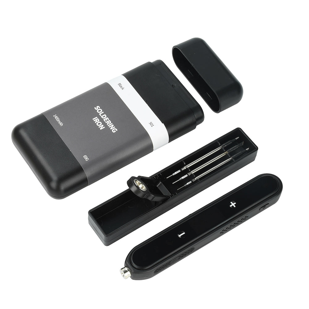 USB 1400mAh Battery Intelligent Soldering Iron Type C Interface Wireless Temperature Control High-power Solder Welding Iron Tool