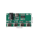 USB2.0 Hub Module DC5V Type C 1 To 4 Port Splitter Board DIY Electronic Circuit Expansion Adapter