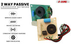 5 Core 1 Way Passive Cross Over Network Frequency Divider Metalised Polyester Capacitors