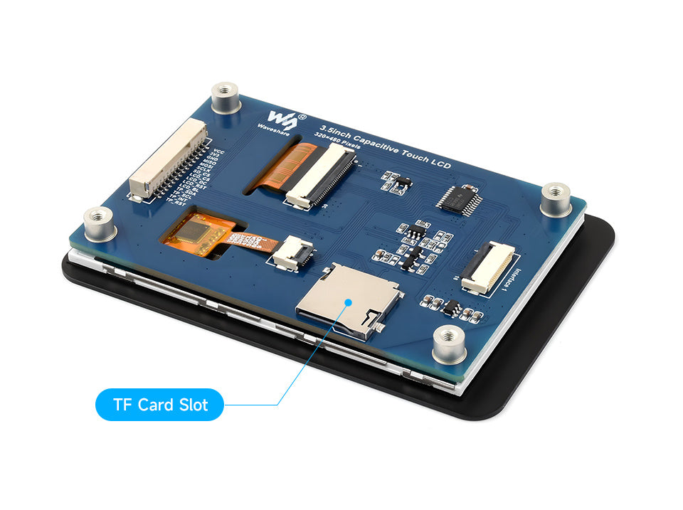3.5inch Capacitive Touch Display Module, 320×480, Embedded with ST7796S Display Driver and FT6336U Capacitive Touch Controller