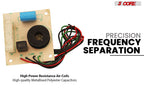 5 Core 1 Way Passive Cross Over Network Frequency Divider Metalised Polyester Capacitors