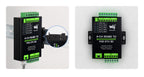 Waveshare 4-CH RS485 TO ETH (B),Ethernet Serial Server, 4 Channels RS485 Independent Operation, Rail-mount Industrial Isolated