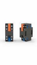 Heavy-Duty Alloy Terminal Block, Signal Orange