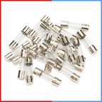 Glass Tube Fuse 5×20mm 6×30mm 250V Fast-Blow – F0.1A to F30A Assortment Kit | Pure Copper Element