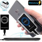 Universal Android Qi Wireless Charging Receiver Type C Induction Patch Wireless Charger Receiving Patch For Micro USB Smartphone