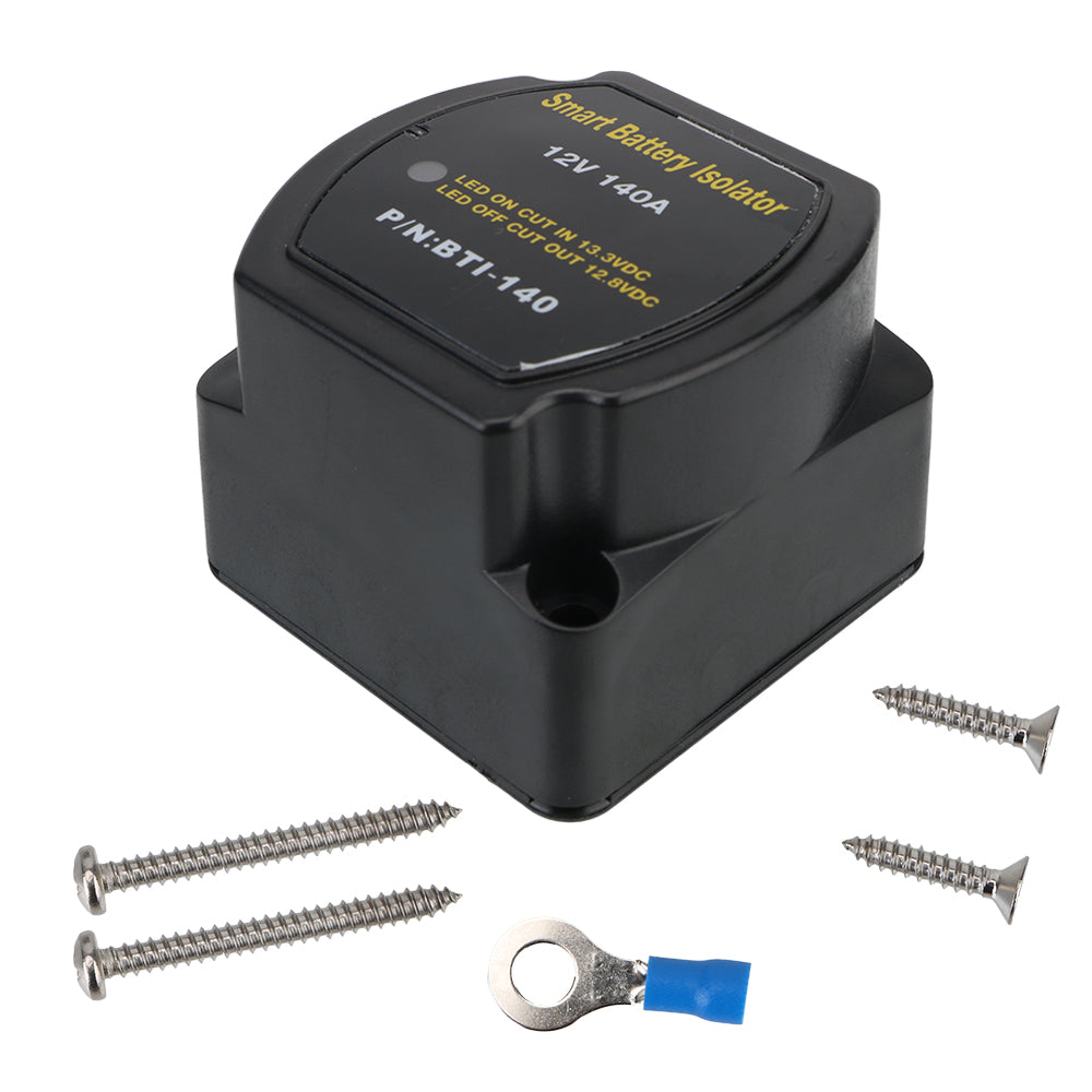 Auto Parts Car Smart Battery Isolator Relay VSR for Camper Voltage Sensitive Split Charge Charge 2 Battery Bank 12V 140A