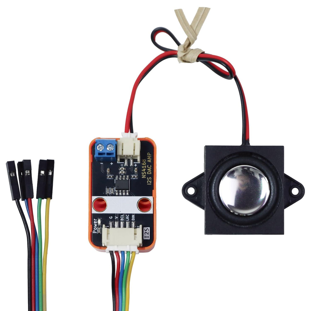 I2S ESP32 Speaker Kit, Built-in Audio Amplifier, Plug & Play for ESP32 Raspberry Pi, Compatible with MAX98357A MAX98357