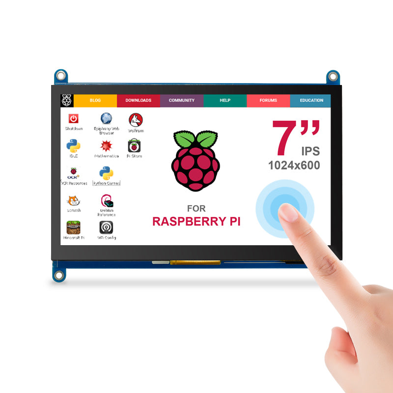 7inch RC070N IPS Raspberry Pi Monitor 7" Touch Display 1024×600 monitor with 9 OSD Languages
