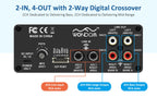 ADAU1701 2.1 4.0 DSP Digital Signal Processing Preamp 2-in 4-out Tone Board Digital Crossover Adjustment With Sigmastudio