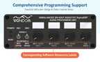 ADAU1701 2.1 4.0 DSP Digital Signal Processing Preamp 2-in 4-out Tone Board Digital Crossover Adjustment With Sigmastudio