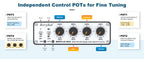 2IN 4OUT ADAU1452 Digital DSP Audio Processor BDSP2.4U MAX 2-Way Crossover Audio Tuning Board with Hardware Control Knobs