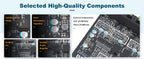 2IN 4OUT ADAU1452 Digital DSP Audio Processor BDSP2.4U MAX 2-Way Crossover Audio Tuning Board with Hardware Control Knobs