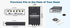 2IN 4OUT ADAU1452 Digital DSP Audio Processor BDSP2.4U MAX 2-Way Crossover Audio Tuning Board with Hardware Control Knobs