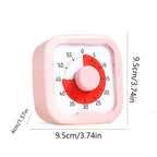 Silent Visual Timer 60-Minute Stopwatch Alarm Clock Countdown Timer Visualization with Stand Kitchen Cooking Timer Indoor