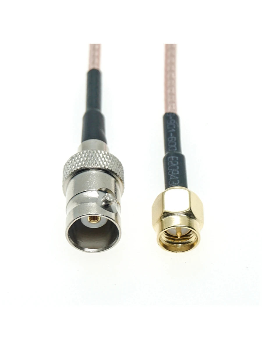 RG316 SMA MALE to BNC FEMALE Connector Lot Coaxial Jumper RF Pigtail Cable