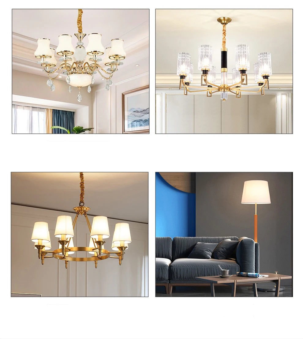 6Pcs  led Light bulb E14 E27 LED Lamp Indoor Warm Cold White Light 3W 6W 9W 12W 15W 220V LED Candle Bulb Home Decor Chandelier
