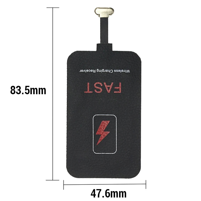 10W 5V Wireless Receiver Coil for IPhone5 6 7 Type C Universal Wireless Charging Adapter for Samsung Huawei Xiaomi