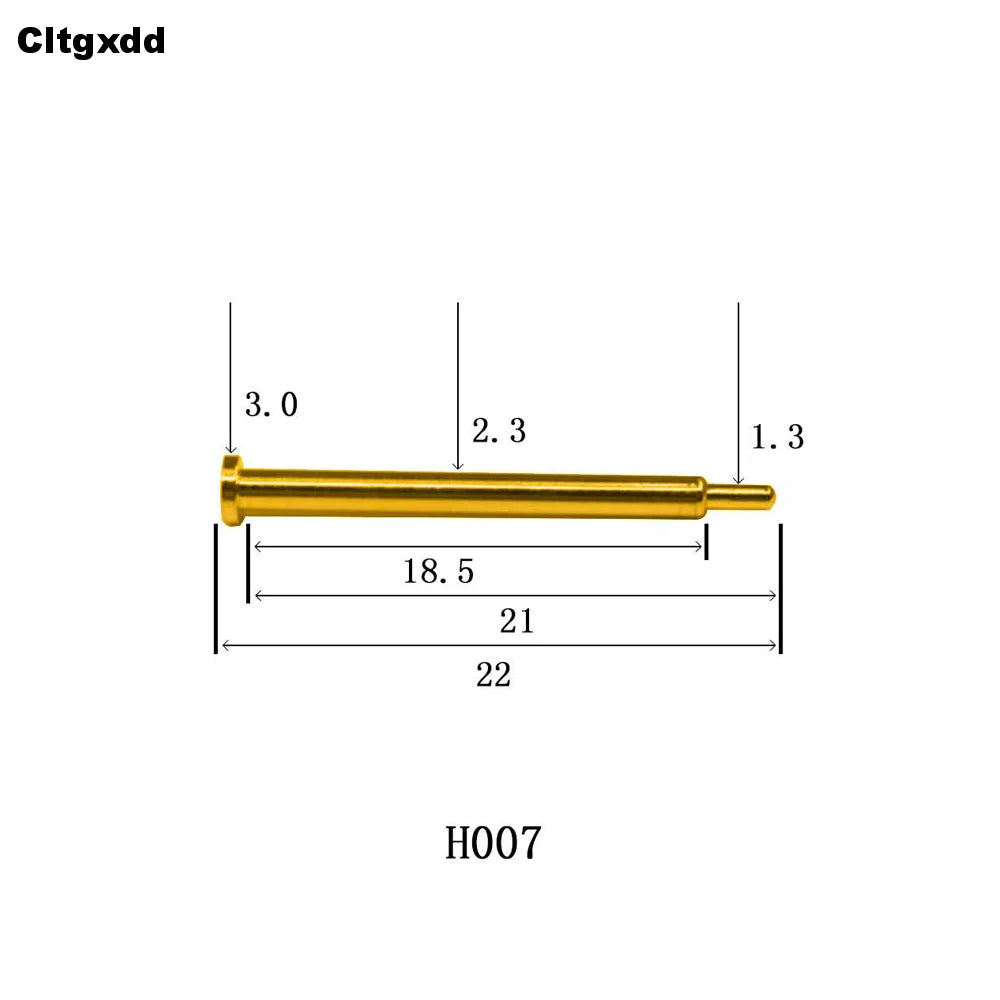 5pcs Pogo Pin Connector Pogopin Battery Spring Loaded Contact SMD Needle PCB 2 3 4 5 6 7 8 9 10 12 14 MM Test Probe H021 - H040