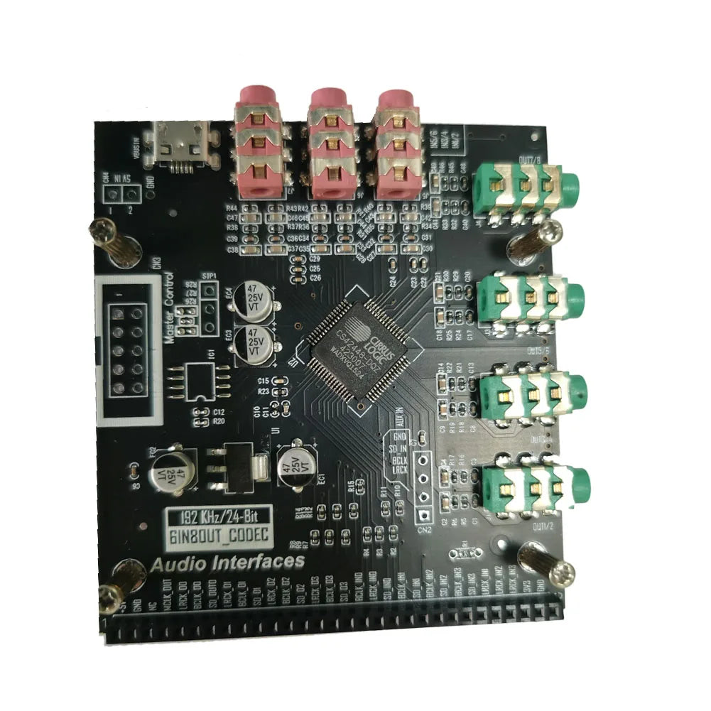 6 Inputs and 8 Outputs Decoding Board Audio and Video Development Board ADAU1452 DSP CS42448 Audio Module 48-192 Sampling Rate W