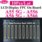 10pcs Connector FPC LCD Screen Motherboard For Samsung A15 A55 A35 A25 A05 A54 A34 A24 A14 A04  Display FPC On Board  78pin