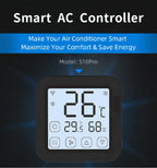 Thermometer Hygrometer With Tuya Temperature Humidity Sensor and AC Remote Backlight Support Work With Yandex Alexa SmartLife