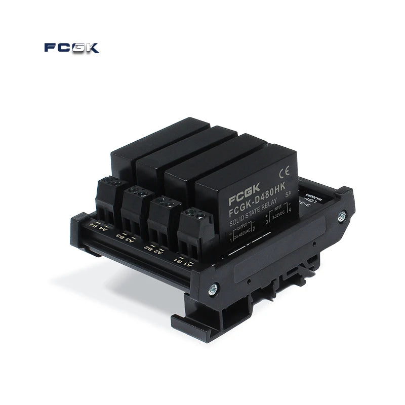 FCGK 1 2 4 6 8 Channel Solid State Relay Module PNP OR NPN Board 5V 12V 24V 32VDC PCB DC TO AC SSR Module