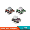 3D Printer Parts A4988 With Heat Sink StepStick Stepper Motor Driver Carrier Reprap 4-layer PCB Replace 1.4 MKS GEN Board