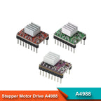 3D Printer Parts A4988 With Heat Sink StepStick Stepper Motor Driver Carrier Reprap 4-layer PCB Replace 1.4 MKS GEN Board