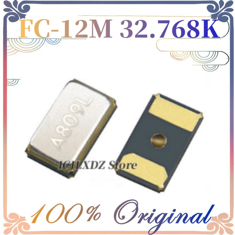 10pcs FC-12M SMD Crystal Vibration Crystal Passive 2*1.2 2012 32.768KHZ 32.768K 32768 Resonator 10pcs FC-12M SMD  in stock