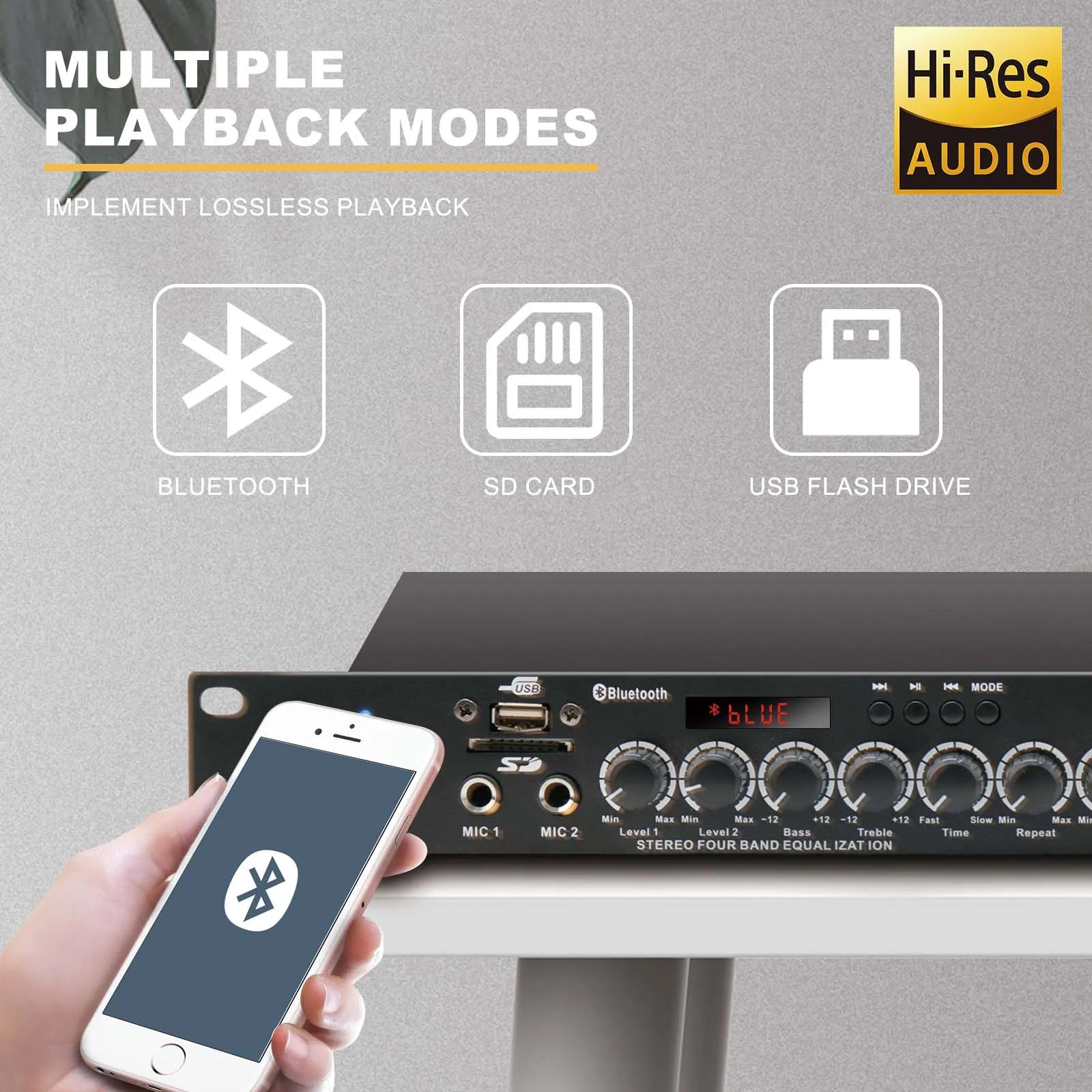 E5 Professional Digital Reverb Multi-Effects Dsp Processor Audio Processor Equalizer