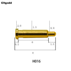 5pcs Pogo Pin Connector Pogopin Battery Spring Loaded Contact SMD Needle PCB 2 3 4 5 6 7 8 9 10 12 14 MM Test Probe H021 - H040
