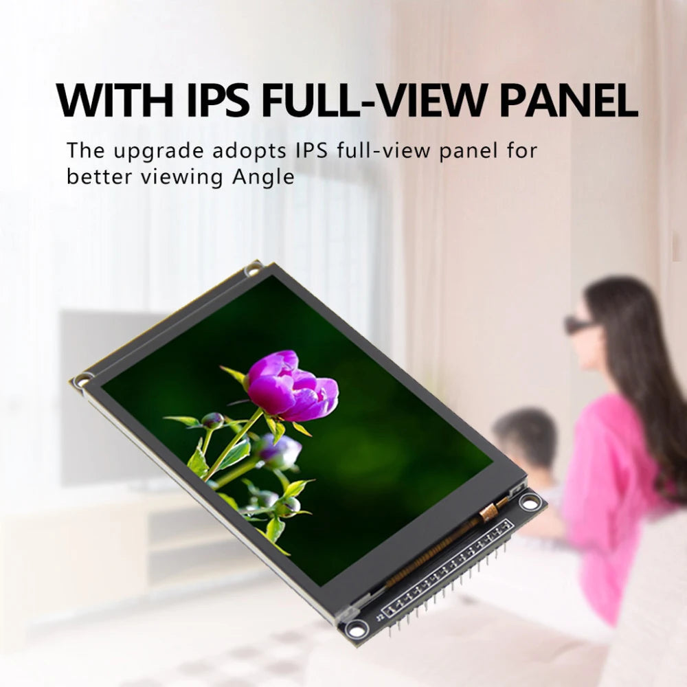 3.5 Inch IPS LCD Module TFT SPI Capacitive Touchscreen Display 3.5" 480x320 ST7796 Screen for Mega2560/C51/STM32/ESP32/Arduino