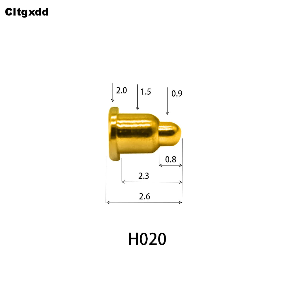 5pcs Pogo Pin Connector Pogopin Battery Spring Loaded Contact SMD Needle PCB 2 3 4 5 6 7 8 9 10 12 14 MM Test Probe H021 - H040
