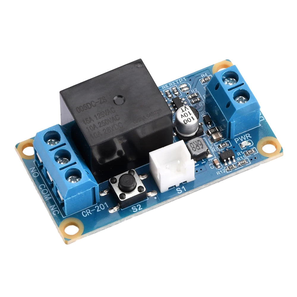 DC5-28V Latching Relay Module with Touch Bistable Switch MCU Control One Channel Relay Power Supply
