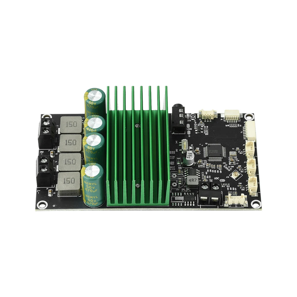 2X150W Bluetooth BT Amplifier Board Bass Enhancement EQ Adjustment Audio Amplifier Module with APP Tuning for DIY Car Audio