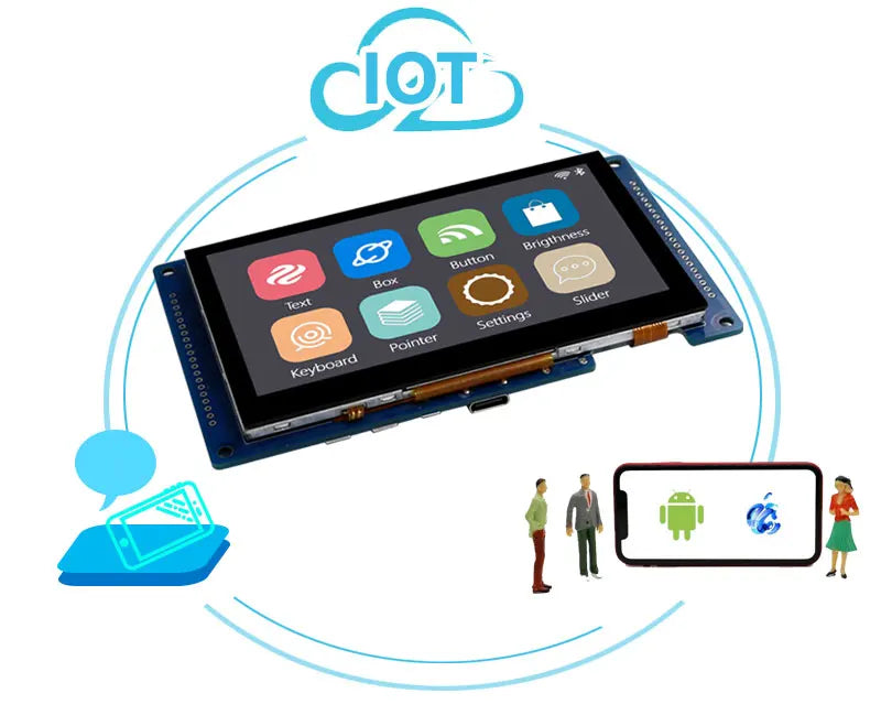 ESP32-S3 7 inch Capacitive Touch Screen Development Board IPS TFT Display Touch Screen Ar-duino LVGL WIFI BLe Uart Smart Module