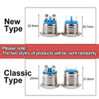 1pc 16mm 1NO High Flat Head Waterproof Momentary Reset Metal Push Button Switch Screw Terminal Car Engine Doorbell PC Power