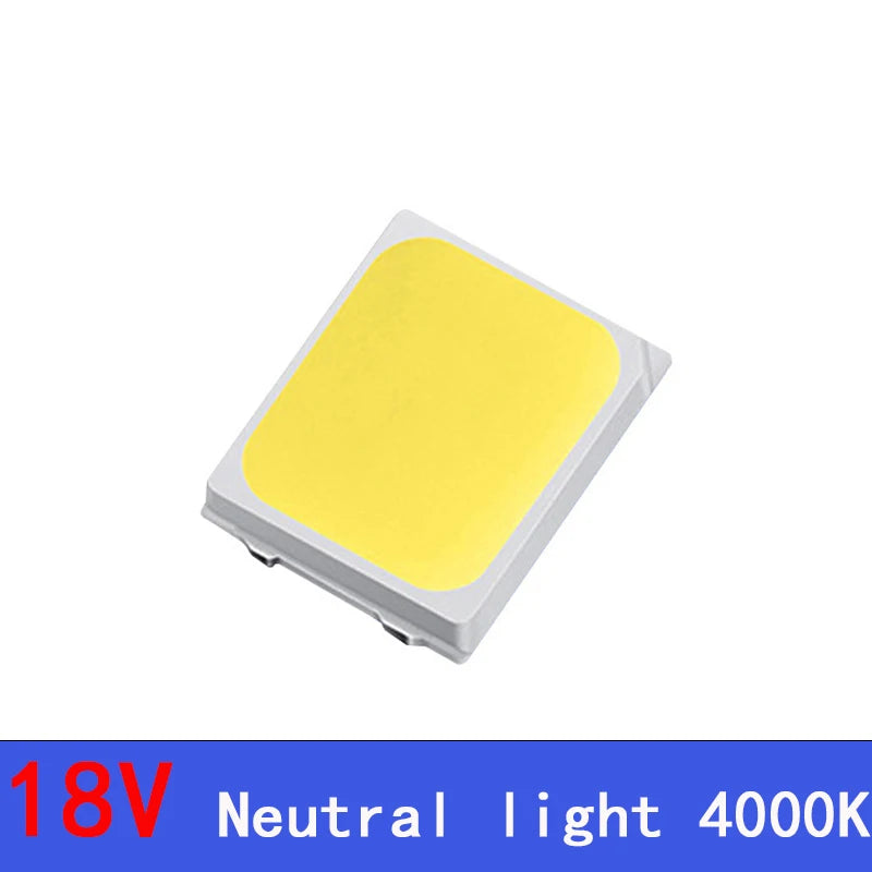 50-100pcs SMD LED 2835 White Chip 0.5 W 1W 3V 6V 9V 18V 36V 100-130LM Ultra Bright Surface Mount LED Light Emitting Diode Lamp
