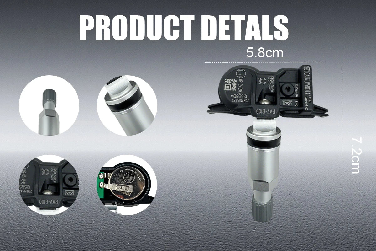 Tire Pressure Monitoring Sensor TPMS PMV-E100 For Toyota RAV4  Corolla Lexus Compatible With 42607-02090 42607-53040 42607-12020