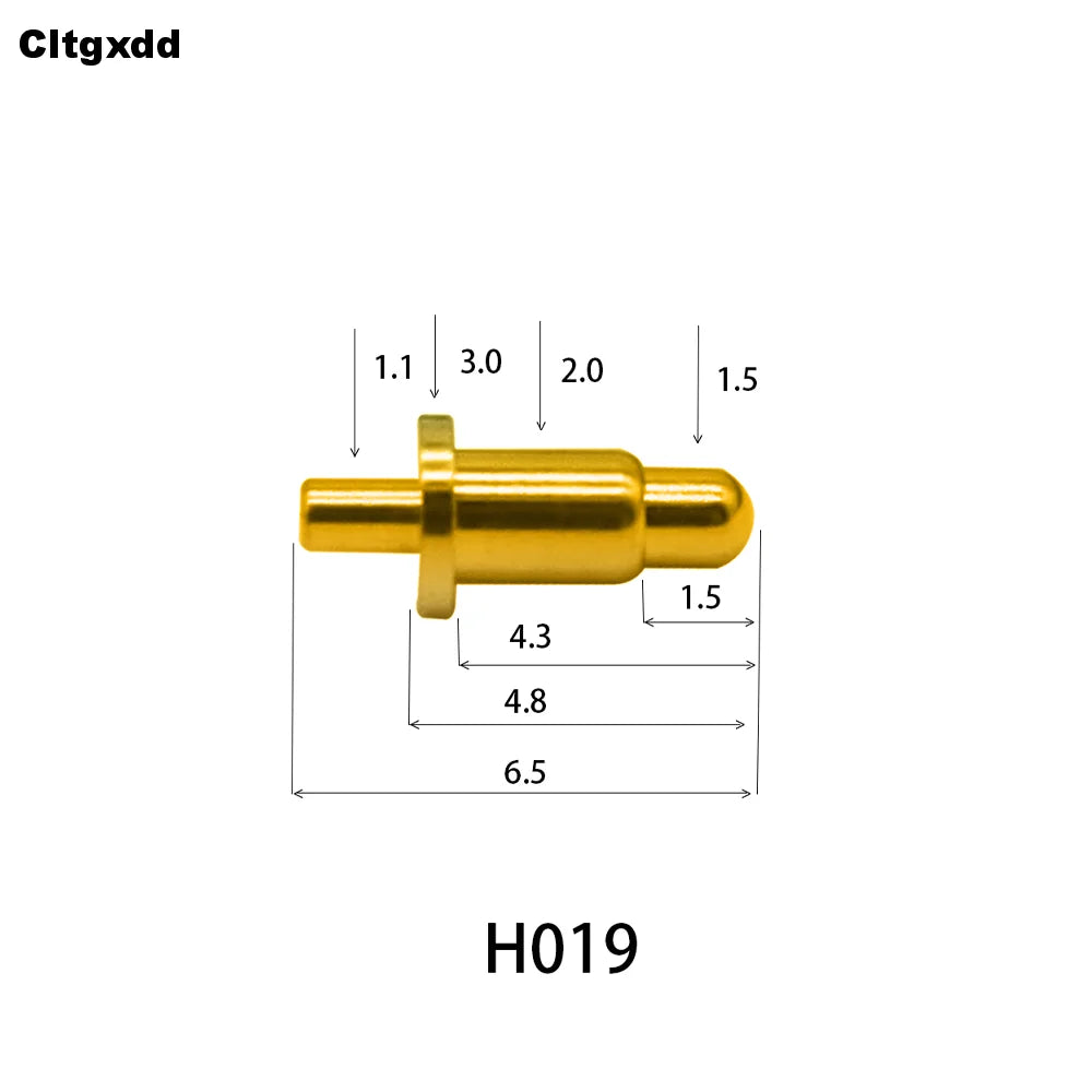 5pcs Pogo Pin Connector Pogopin Battery Spring Loaded Contact SMD Needle PCB 2 3 4 5 6 7 8 9 10 12 14 MM Test Probe H021 - H040