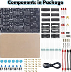 DIY Logic Gate Circuit Soldering Practice Kit Basic Logic Gate Learning Kit with Interactive LED Simulation for STEM Education