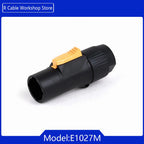 1pc 3Pins Male Powercon Power Supply Plug Industrial Audio LED Large Screen Lighting PA66 Material IP65 Grade